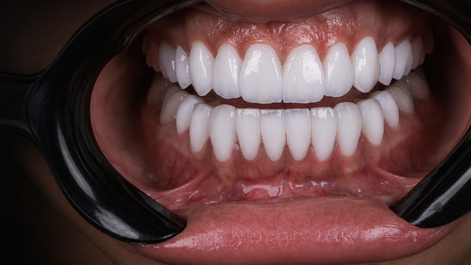 Sorriso após clareamento dental